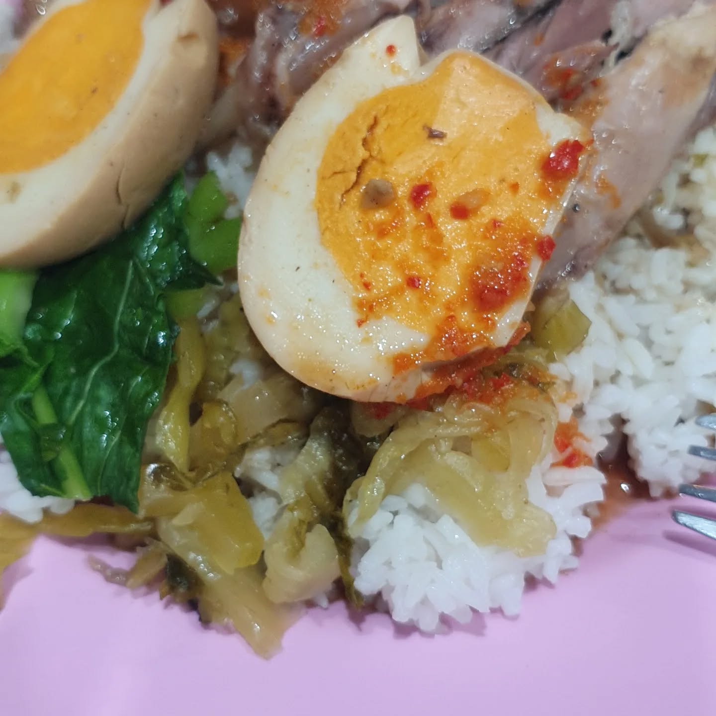 Lunch for one. Khao ka mu