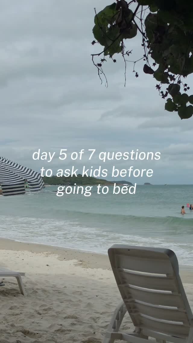 Day 5 of 7 days of bedtime question with kids.  #momlife #momtips #parenttip