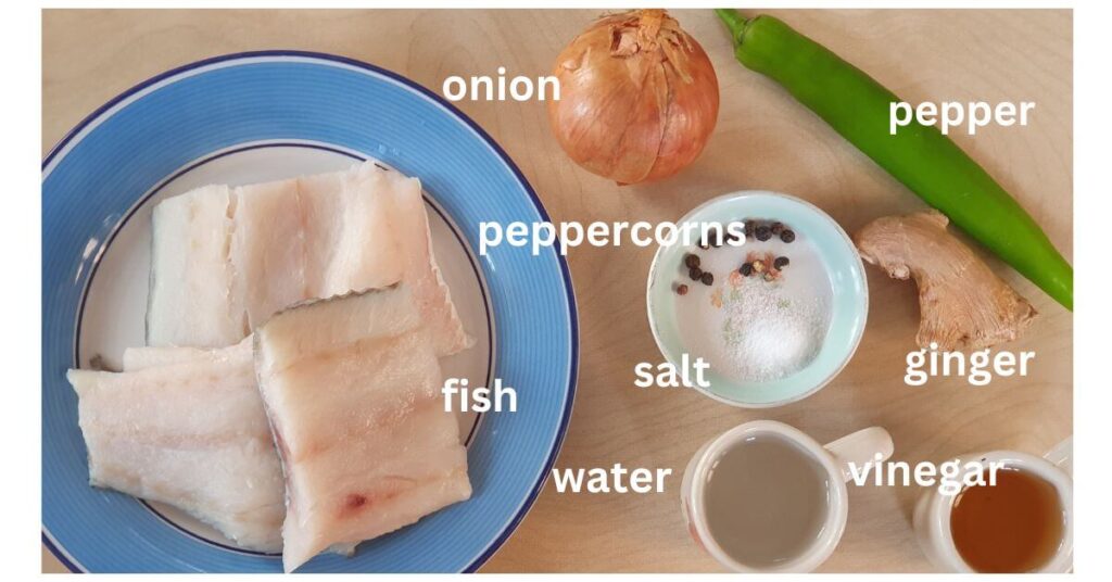ingredients for paksiw na isda