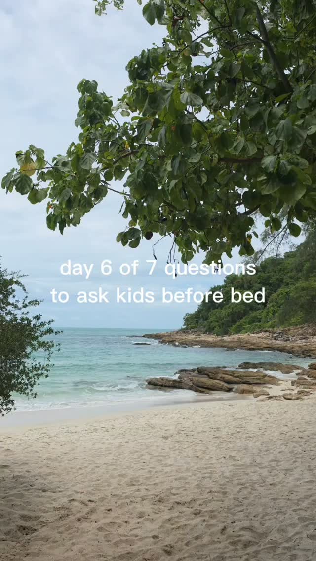 Day 6 of 7 days of bedtime questions with kids.  #momlife #momtips